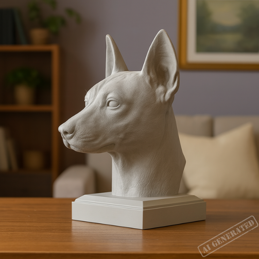 Basenji byste