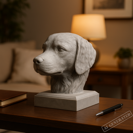 Golden retriever byste