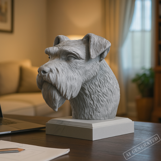 Schnauzer byste