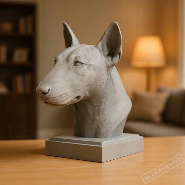 Bull terrier byste