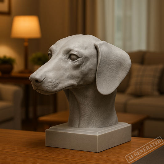 Dachshund byste